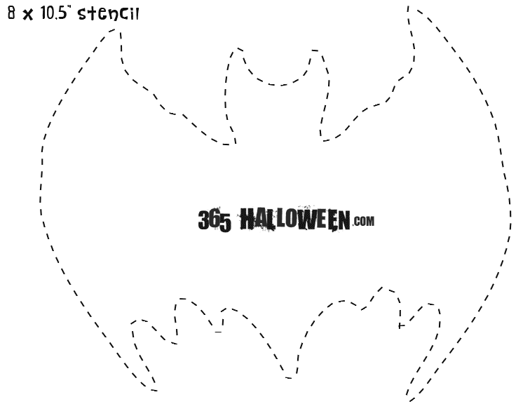 Halloween Bat Stencils